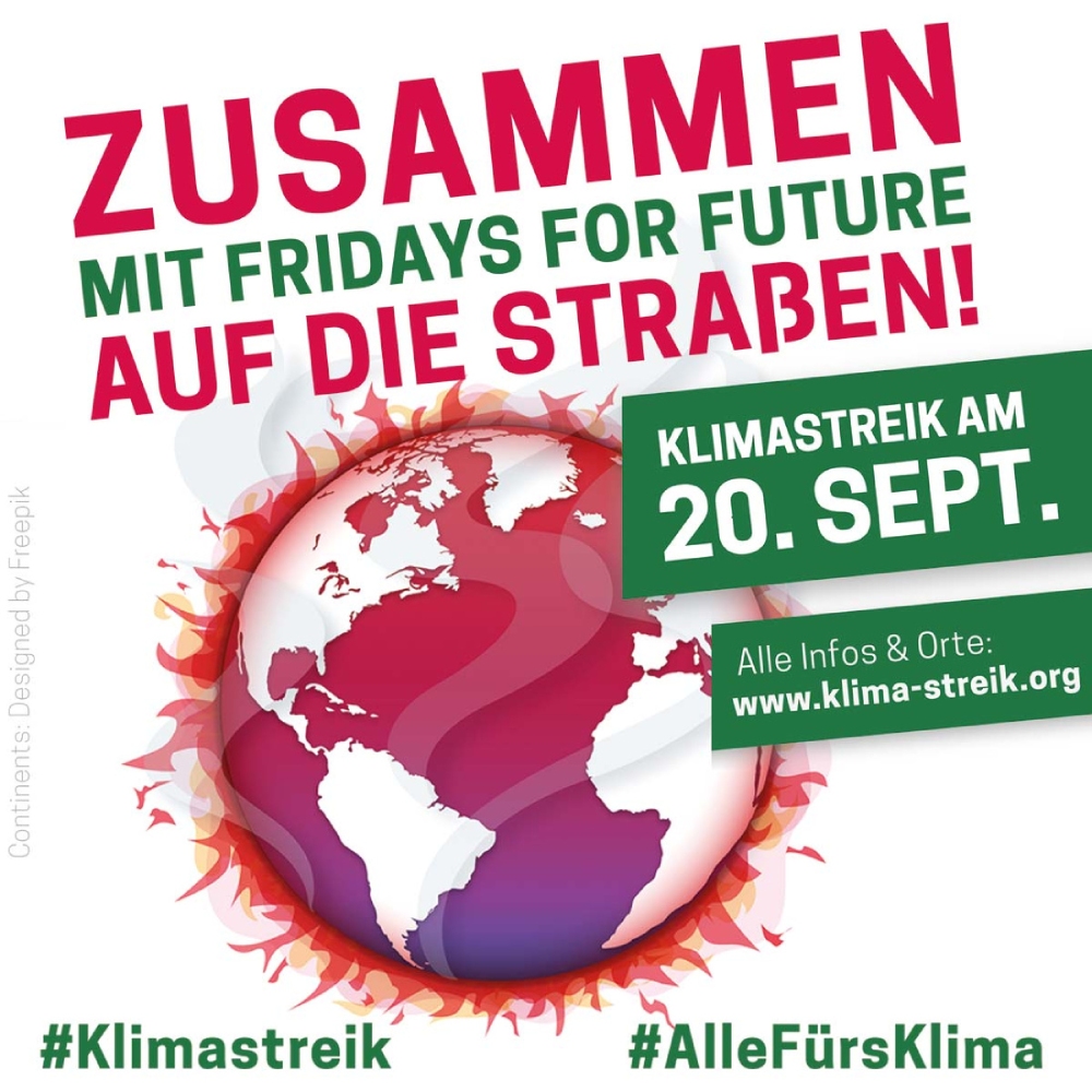 Generalstreik am Freitag den 20.9.2019 – Wir streiken mit!