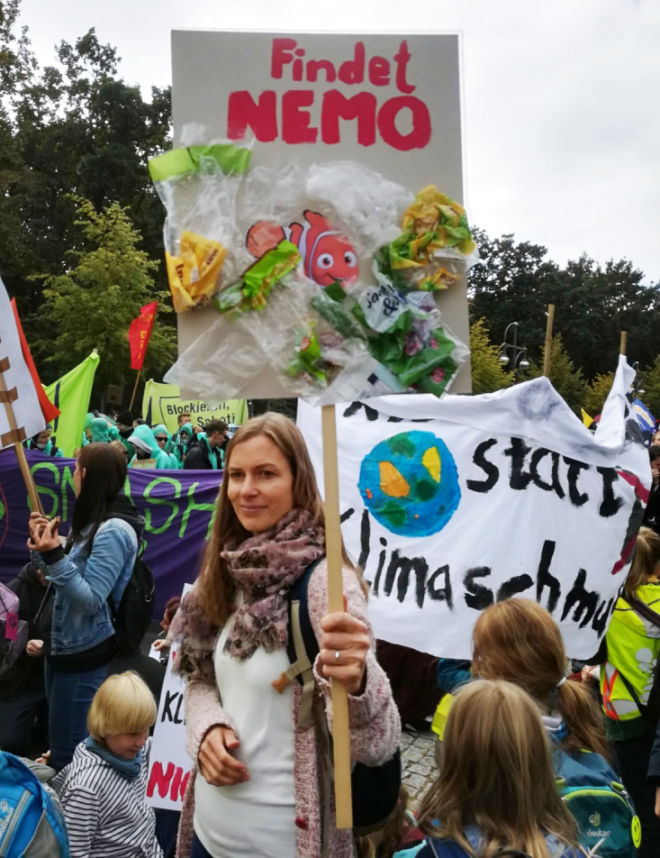 Berlin demonstriert für den Klimaschutz und wir waren dabei